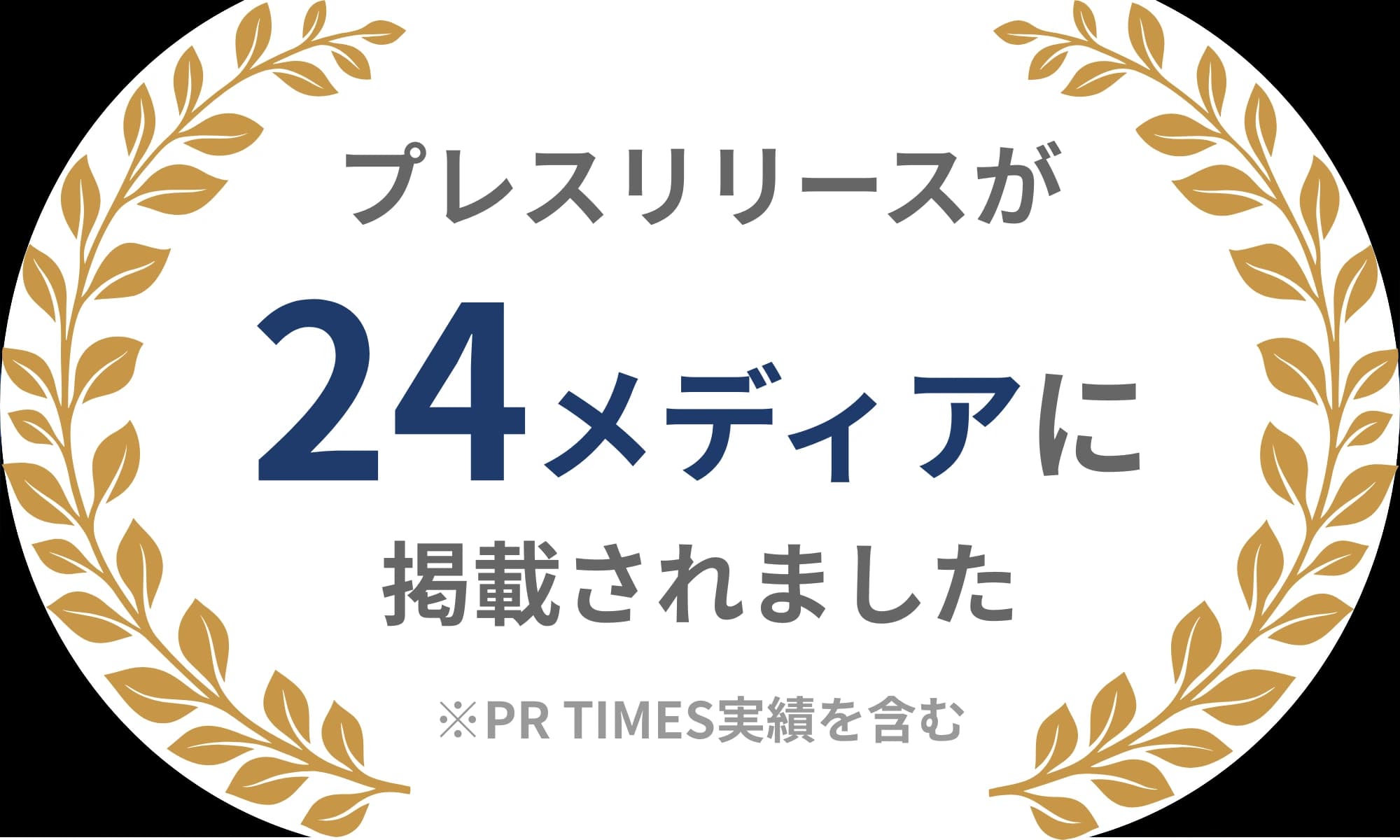 プレスリリースが 24 メディアに掲載されました