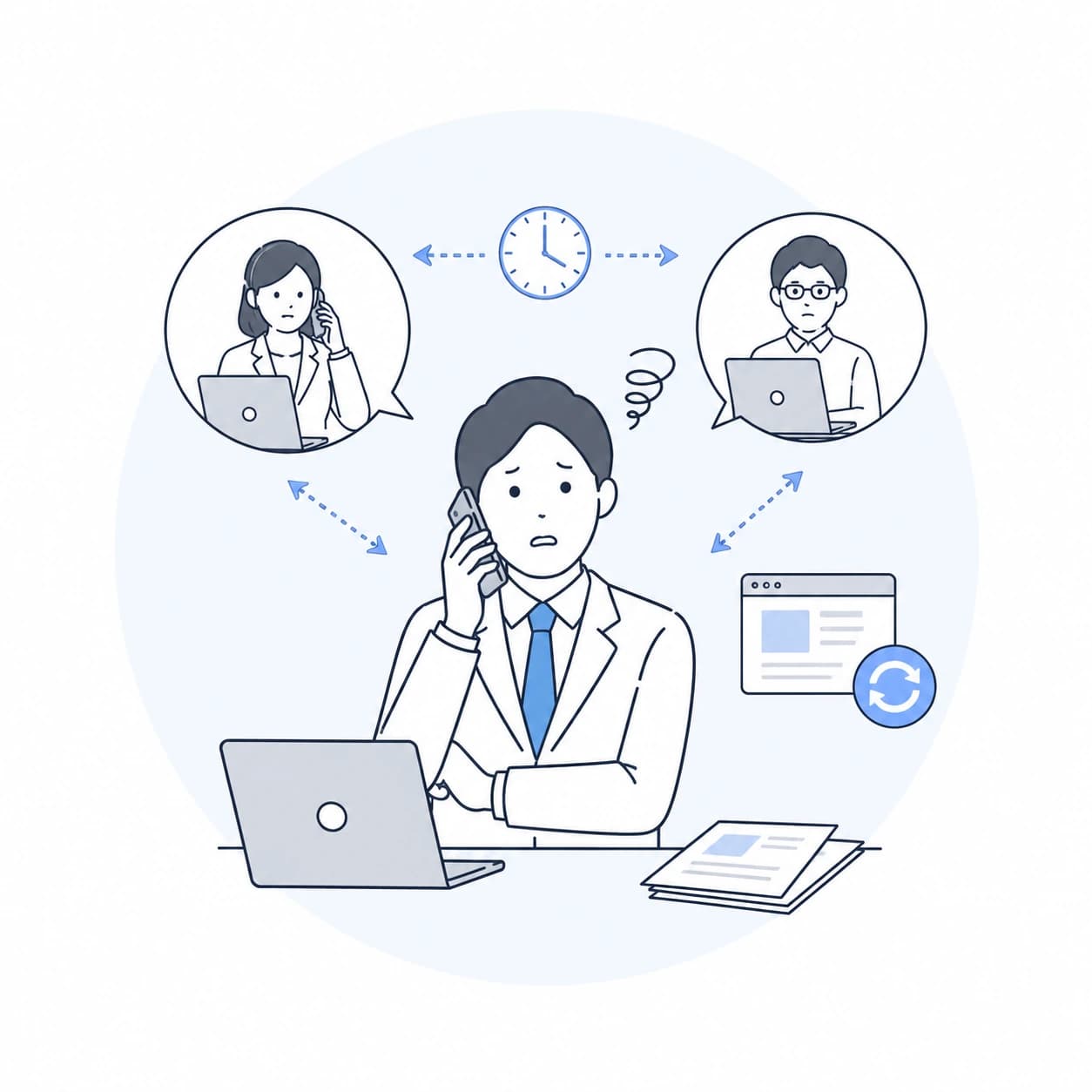 HP会社とのやり取りや反映に時間がかかる…