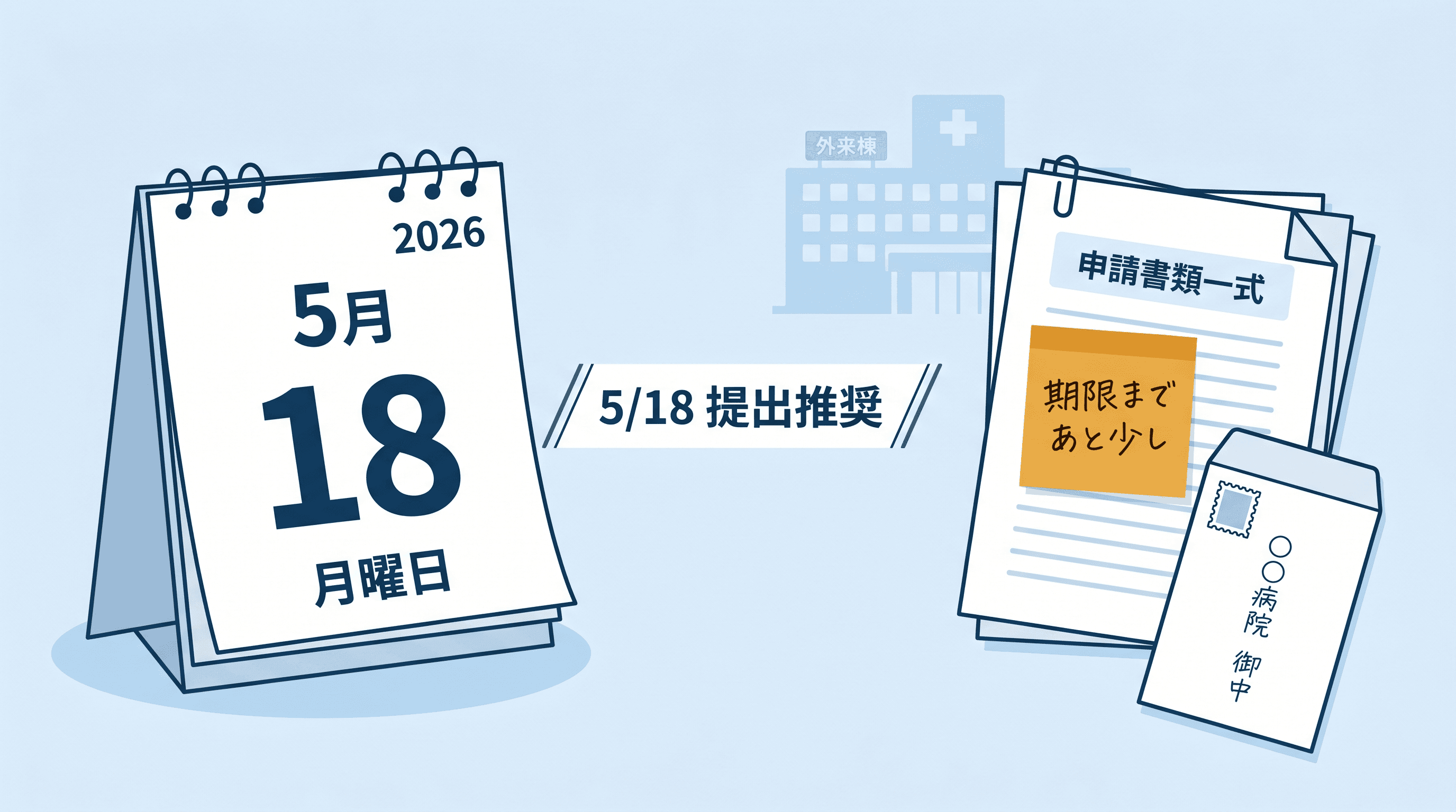 施設基準届出は5月18日までに:6月1日改定施行までの実務タイムライン